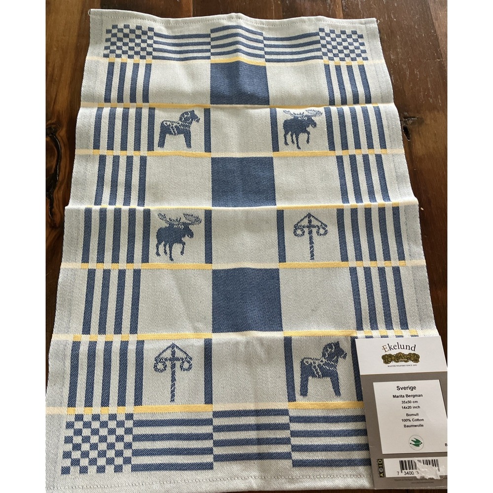 Ekelund 14x 20 Sverige Cotton Towel Marita Bergman